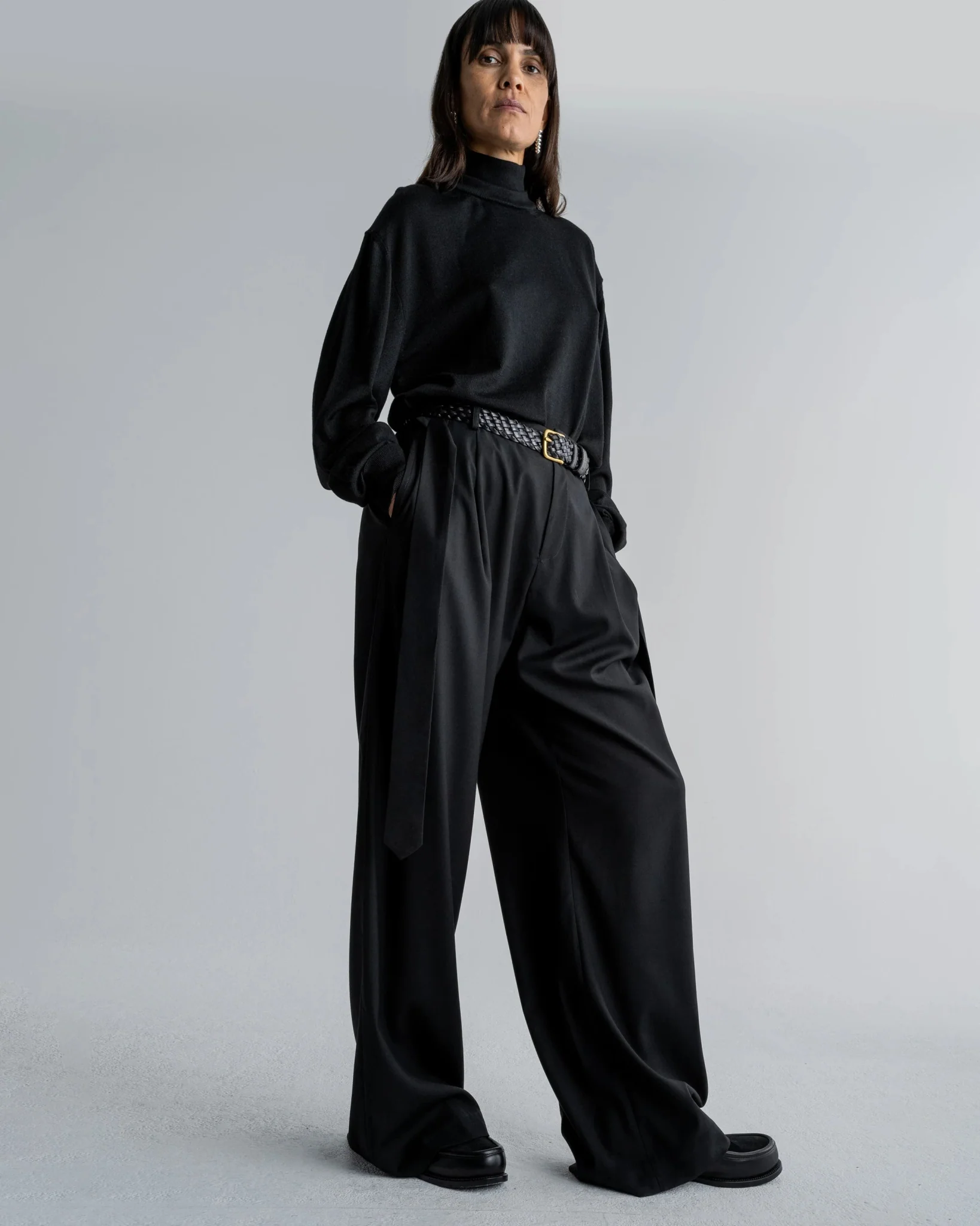 BAGGY FLARE PANTS - Image 4